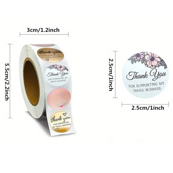 ‼️$5 SALE‼️ THANK YOU For Supporting My Small Business Assorted Stickers - Picture 4 of 12